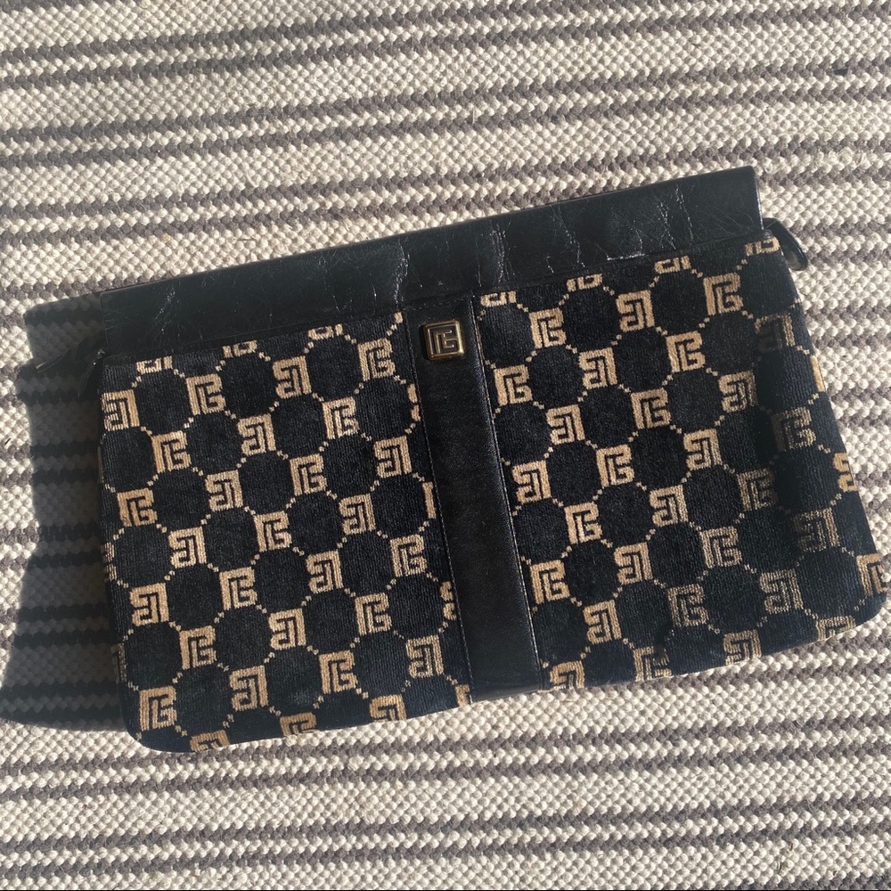 Vintage Velvet Balmain Clutch